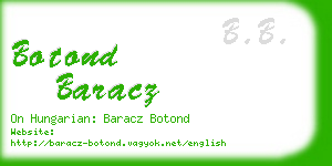 botond baracz business card